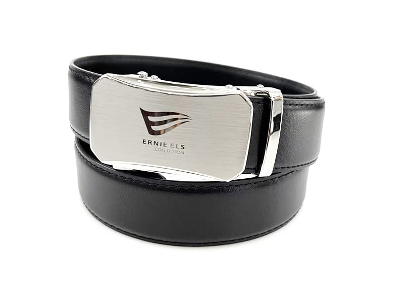 Business Men Leather Belt Ratchet Buckle