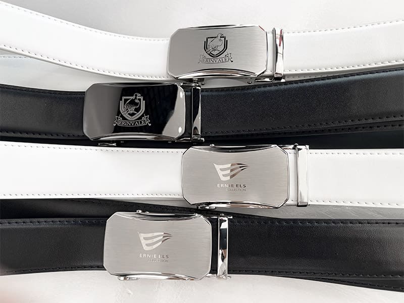 Business Men Leather Belt Ratchet Buckle