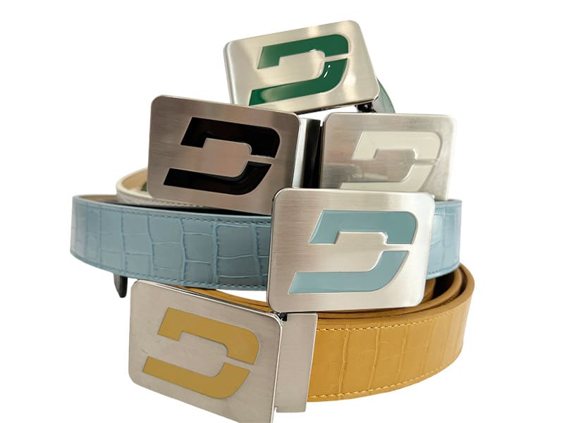 PU Crocodile Leather Belt