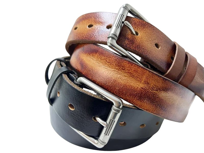 Vintage Leather Belts Distressed