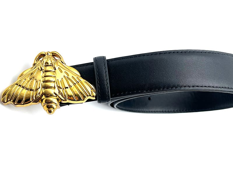 Women Fashion Belt with Alloy Bee Buckle 
