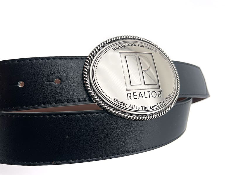 Retro Buckle Vegan Leather Belt