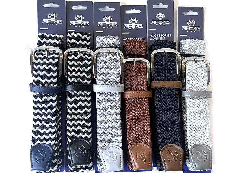  Wave Texture Woven Belt