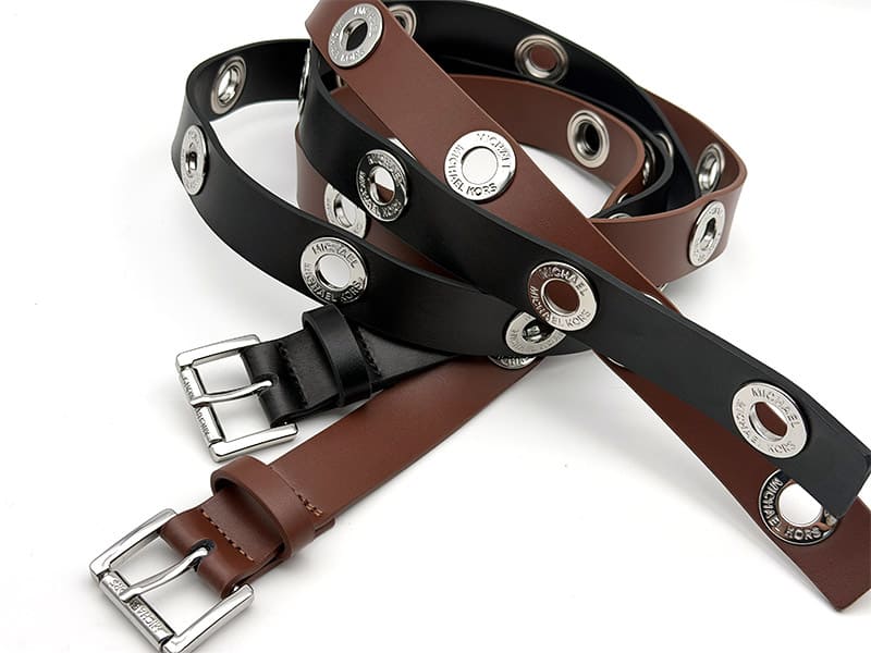 Women Metal Eyelet Belt 