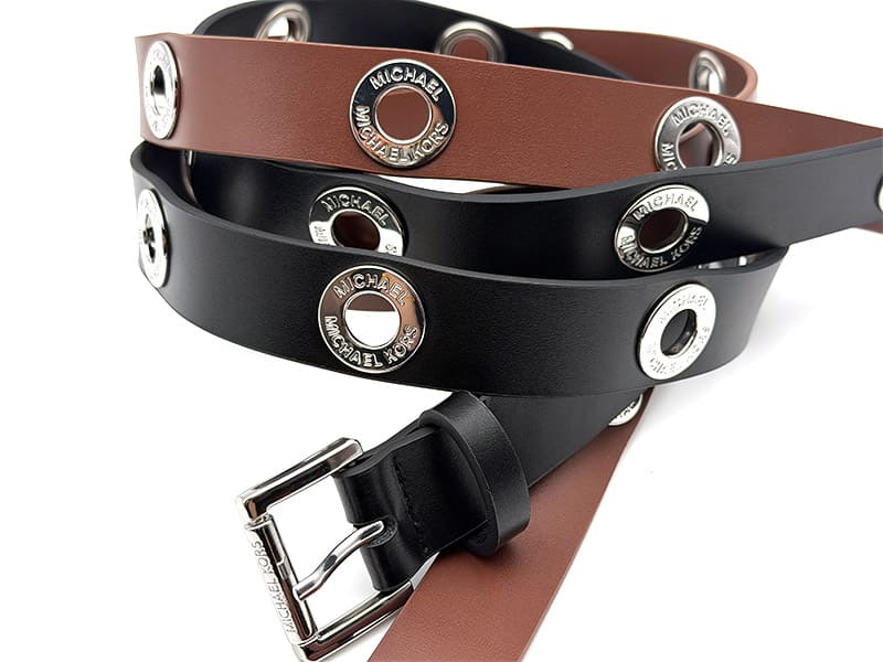 Women Metal Eyelet Belt 