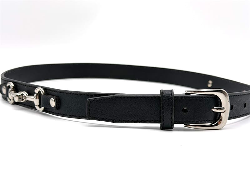 Slim Horsebit Belt