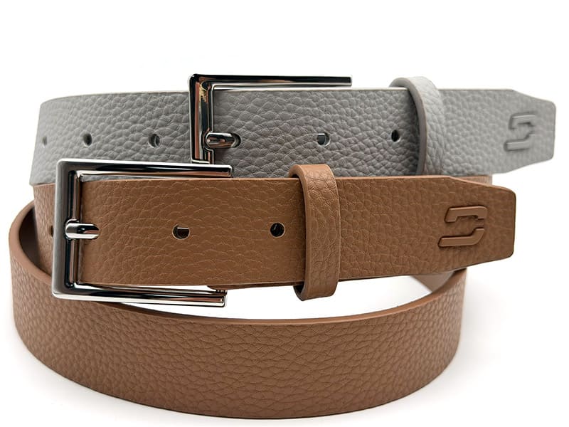 Faux leather belt for women