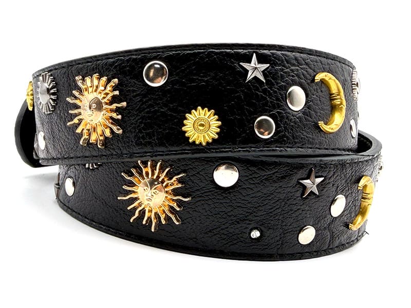 Vintage Studded PU Belt