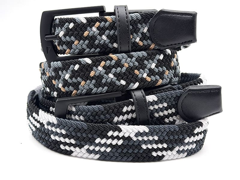 Woven Golf Belt | Custom Multi-Color Stretch Golf Belts