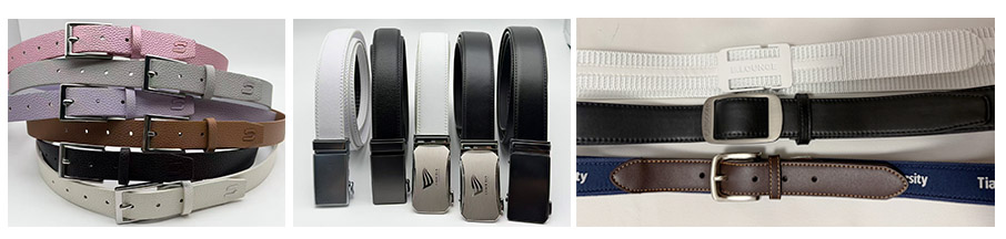 Golf Belt Materials: Woven, Webbed and Leather