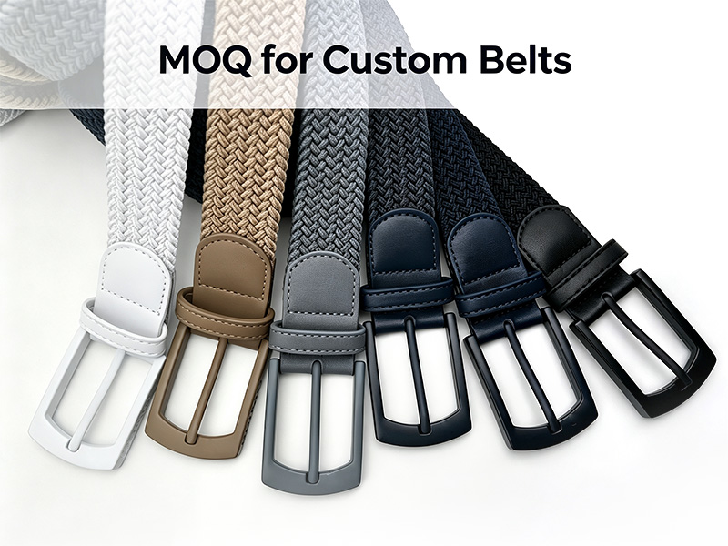 MOQ for Custom Belts: Answers from a Belt Manufacturer